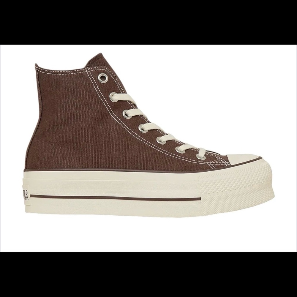Converse Shoes, Chuck Taylor Lift High Tops Chocolate Brown